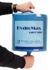 Carma Hydromax Carry Wipe 3ply Roll 2 Pack